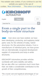 Mobile Screenshot of kirchhoff-automotive.com